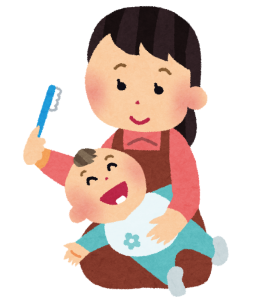 鹿児島　歯医者　０～２歳　乳歯が生えてきたら、歯磨き習慣をスタート！
