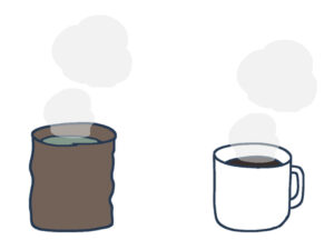 鹿児島歯医者コーヒー、茶