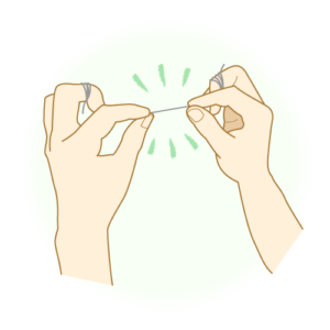 鹿児島市 歯医者 フロス糸