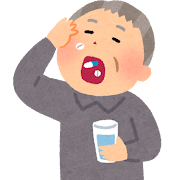鹿児島　歯医者　薬を飲む人