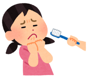 鹿児島市　歯医者　歯磨き嫌がる子ども